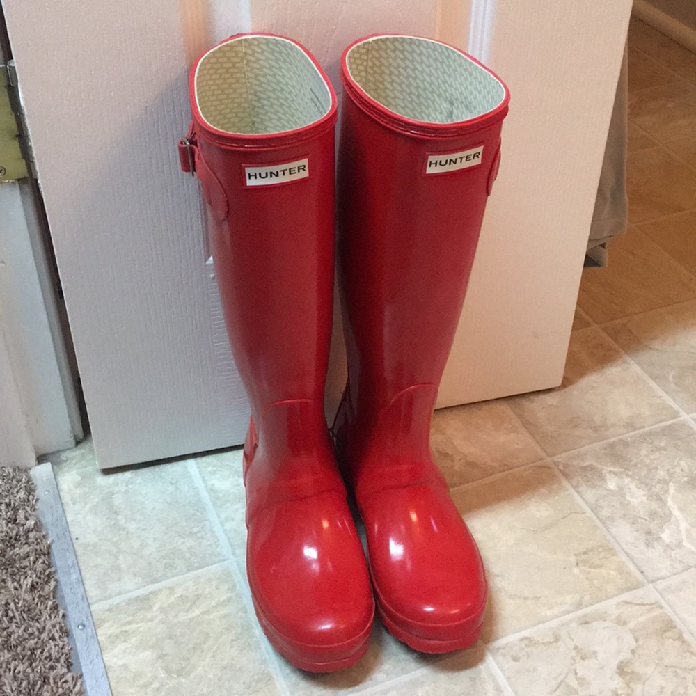 Red Women’s Hunter Rain Boots